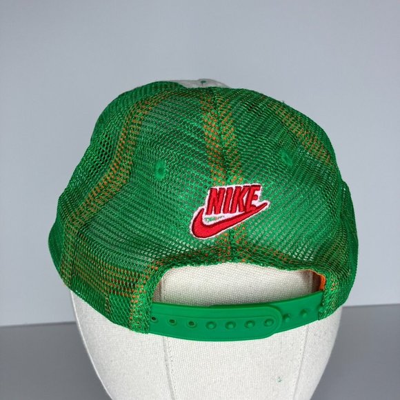 Nike Toddler Green Mesh Check Polka Dot Adjustable Hat - Picture 4 of 9